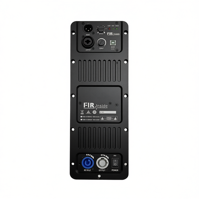 GETSHOW Aluminium 500-800W 2-Channel Amplifier Module FIR DSP Audio Processor Two-way Audio Crossover 8/4 Impedance Speaker