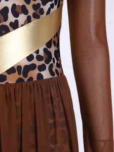 Traje de una pieza estampado para mujer, estilo mujer de las cavernas, para danza de adoración, venta al por mayor, gran oferta - Product Image 4