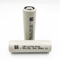 Batterie rechargeable authentique 3.7V Molicel INR 21700 4200mAh 45A à courant de décharge P42A pour Molicel-P42A