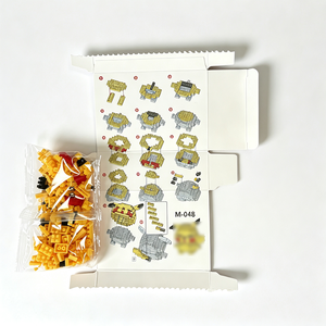 Juego de <span class=keywords><strong>Bloques</strong></span> de Construcción de Animales de Dibujos Animados en 3D, de Micro Partículas, de Plástico ABS, Educativo, de 200 Piezas, Personalizable - Product Image 4