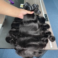 Paquets de vague de corps de cheveux humains bruts de qualité 12A en gros