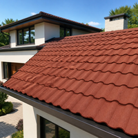 Stone Coated Roofing Tile Lightweight Metal Roof Sheet Decorative Roofing Material for House Projects