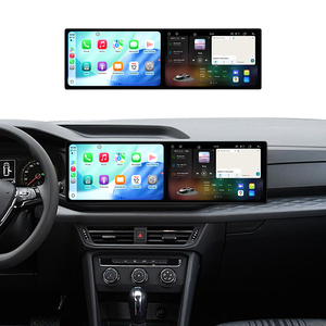 Foforfor Doppio Schermo Touch Interattivo da 10.1\" Android 15, Navigatore GPS Radio per <span class=keywords><strong>Auto</strong></span> per Volkswagen Tharu 2019-2022, Carplay Wireless - Product Image 1