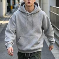 Sweats à capuche surdimensionnés en mélange de coton doublés de polaire, chauds et confortables, à enfiler
