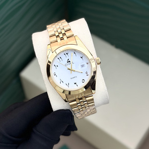 Montre pour homme en acier inoxydable 904L, sans cadran 5A CLEAN rol CUOOL, résistante à l'eau, style designer, mouvement à quartz. - Product Image 3