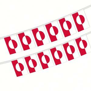 Fabricante Mayorista de Banderines de Groenlanda con Tamaño y Diseño Personalizados para Decoración - Product Image 1