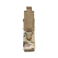 Vente en gros Tactique Molle Simple MP5 Magazine Molle Mag Pouch Porte-bâton Lampe de poche Poche avec boucle à dégagement rapide