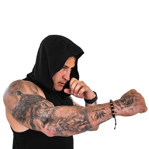 2023 vente chaude Fitness Hoodie Vest pour hommes manches <span class=keywords><strong>sport</strong></span> pull débardeur - Product Image 6