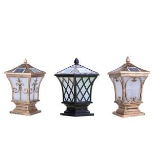 Capteur solaire extérieur étanche clôture de cour solaire Led Post porte principale pilier lumière pour jardin aluminium Luces Led 3.2V 80 - Product Image 2