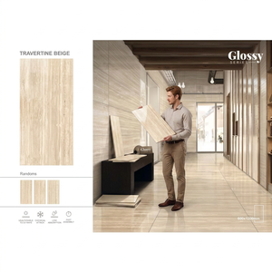 Pietra Dark Grey Large Format Porcelain Tiles 600x1200mm Glazed Polished Floor And <b>Wall</b> Tiles 60x120cm - Product Image 6