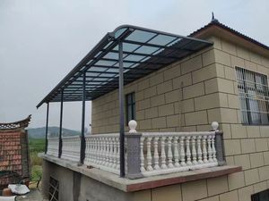 Qishu QS120 Tettoia Solare Impermeabile Autoportante con Telaio in Lega di Alluminio <span class=keywords><strong>per</strong></span> Parcheggio Auto e Cancello Carrabile - Product Image 4