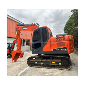 Excavatrice sur chenilles hydraulique d'occasion Doosan DX150-9c, modèle 2023, faible nombre d'heures de travail, moteur, pompe à engrenages - Product Image 3