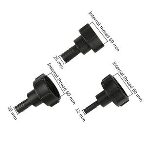 Adaptateur de réservoir d'eau IBC à filetage 60mm 1/2 "3/4" 1 "1.25" 1.5 "2" raccords de tuyau de jardin connecteurs de réservoir IBC - Product Image 2