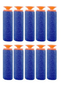 Confezione da 100 pezzi 7.2*1.3cm pistola ad aria compressa eva soft refill <span class=keywords><strong>ventosa</strong></span> foam dart bullet per bambini - Product Image 6