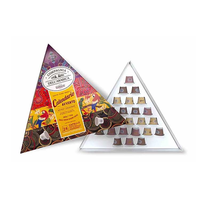 Nouvelle boîte à truffes au chocolat triangulaire avec inserts, emballage de luxe en carton pour confiseries, pour marques, usine OEM, vente en gros