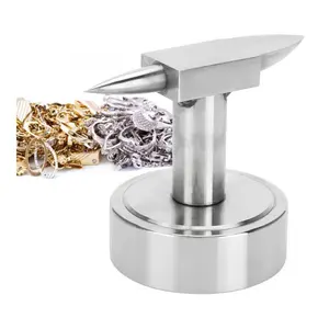 Mini Halskette Ring Modell herstellung Werkbank Juweliere Metall bearbeitungs werkzeug für die Schmuck herstellung Geschmiedeter Stahl Amboss Doppel horn Amboss