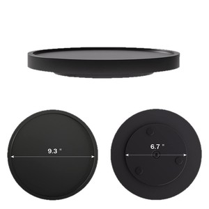Bamboo Lazy Susan <b>Tray</b> Round 360 Degree Rotating Kitchen Spice <b>Storage</b> Minimalist Design - Product Image 5