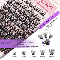 [Pack d'échantillons] Faux cils bouclés synthétiques de style européen et américain pour l'exportation, style moyen-oriental et russe
