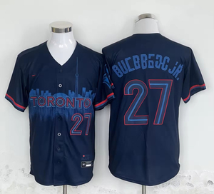 Maillot de baseball personnalisé haut de gamme avec logo Toronto brodé, avec la tour CN, impression numérique DIY pour hommes - Product Image 5