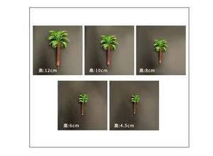 Bandeja de arena de cocotero moderna en miniatura, modelo de plástico, decoración de paisaje Tropical para comercio exterior, venta al por mayor - Product Image 2