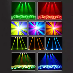 Mini haz Cabeza Movil 200W <span class=keywords><strong>DMX</strong></span> LED luz con cabezal móvil 18 prisma <span class=keywords><strong>Gobo</strong></span> Spot Luces LED Dj Luz de escenario para discoteca Night Club Bar - Product Image 3