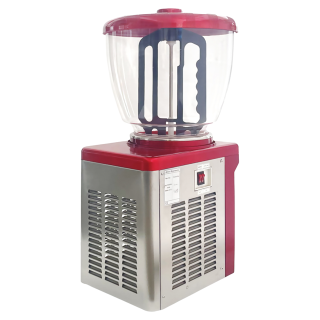 Single Stainless Steel Container with Motorized Juice and Soda Dispenser Large Capacity