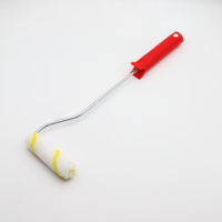 Rouleau à peinture industriel de 4 pouces à installation rapide Pinceau de qualité bricolage Support OEM personnalisable en polyester