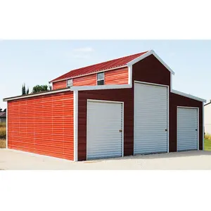 Prefabricated Metal American Barn Ready Made by Metal Steel Structure Frame with Long Term Using