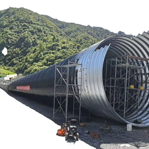 Vòm Cống Ống Đường Kính Khác Nhau Mạ Kẽm Sóng Thép Lắp Ráp Đường Cao Tốc Đường Hầm Ngầm Ống Thoát Nước - Product Image 2