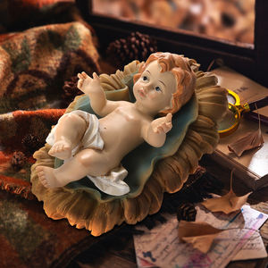 منحوتة من الراتينج للأطفال الرضع مرسومة يدويًا من الراتنج - Product Image 2