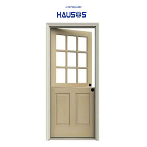 Exterior tradicional caballo dividido puertas estables para la venta entrada Bahía barata bahía de madera maciza exterior granero puerta holandesa con manija - Product Image 5