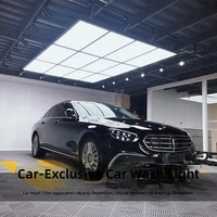 Boîtes à lumière LED étanches en film souple pour plafonds tendus, ignifuges B1, IP54, tailles personnalisées pour postes de travail de detailing automobile