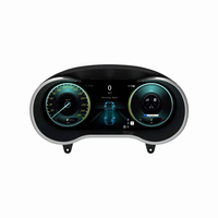 Speedometer Digital LCD Dashboard Mobil 12.3 inci untuk Benz C Class/GLC Class W205/W253 2015-2018