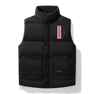 Gilet de travail pour homme 2026 <span class=keywords><strong>Goose</strong></span> Quality, <span class=keywords><strong>sans</strong></span> manches, hiver, épais, coupe-vent, rembourré, léger, décontracté, à motifs - Product Image 5