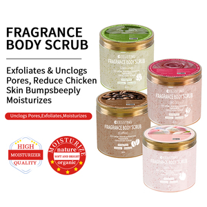 Exfoliante Corporal Mayorista de Crema de Hielo para Rejuvenecimiento de la Piel con Fragancia a Rosa y Jazmín, Hidratante y Blanqueador - Product Image 4