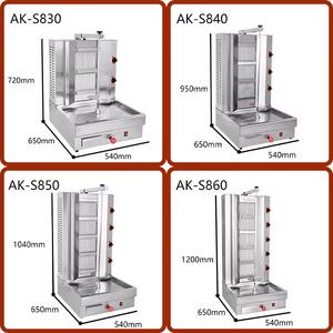 Grill vertical à <span class=keywords><strong>kebab</strong></span>, rôtissoire grecque pour poulet gyros, four à <span class=keywords><strong>kebab</strong></span> turc doner, grill électrique à shawarma en acier inoxydable - Product Image 2