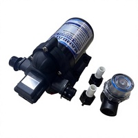 Pompe à eau 12V DC MAMBAFLO 3GPM 45PSI, pompe à membrane auto-amorçante à 4 chambres, surpresseur pour système d'eau douce de camping-car, bateau, marine