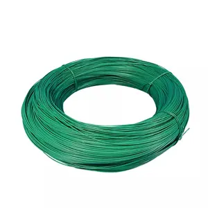 Factory Plastic PVC PE Coated Galvanized Iron Wire For Consumer Product Packing