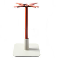 Base de table mince à deux tubes Lifepursue pour café et bistrot