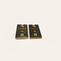 Jeu de cartes Oracle de la Lune à impression personnalisée avec dorure à chaud, bords dorés de haute qualité, cartes de tarot et d'oracles avec boîte de rangement