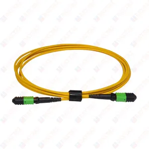 G.657A MTP Cable de fibra Patch Leads Macho a hembra 24 Fiber MPO Patch Cord