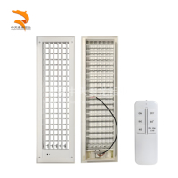 Nouvelle grille de ventilation électrique ABS motorisée pour climatisation centrale, avec télécommande pour l'évacuation de l'air frais