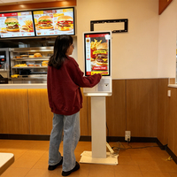 Kiosque de commande automatique pour restaurant et commerce de détail, 23,6 pouces, avec paiement en libre-service, système Android tout-en-un