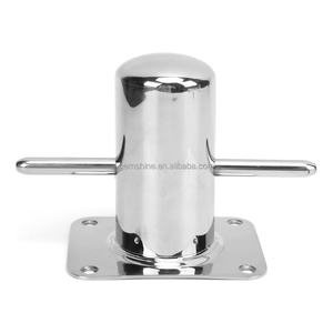 Bitta di <span class=keywords><strong>ormeggio</strong></span> singola <span class=keywords><strong>a</strong></span> croce in acciaio inossidabile 316 con piastra di base, accessorio per imbarcazioni e ponti marini - Product Image 5