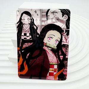 Tarjeta Acrílica Transparente de Demon Slayer, Periférico de Anime, Pilar del Amor, Serpiente, Patrón a Cuadros, Forma Rectangular, CP, Dibujos Animados, DIY 3 - Product Image 4
