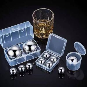 Piedras de Whisky Reutilizables Ecológicas de Acero Inoxidable, Cubitos de Hielo - Product Image 1