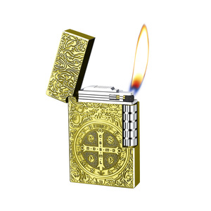 Encendedor inflable de metal Langsheng de alta calidad, nuevo, con tecnología de llama abierta, estilo popular de redes, diseño Constantine. - Product Image 5
