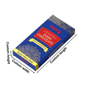 Boîte <span class=keywords><strong>d</strong></span>'emballage personnalisée pour barres chocolatées de qualité alimentaire, boîte en papier écologique pour chocolats faits maison/cadeaux de mariage - Product Image 3