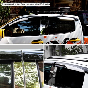Pare-pluie pour portière de voiture, pare-soleil pour vitres latérales, déflecteur de vent de la marque KQD pour Ford Fortuner 2015 - Product Image 3