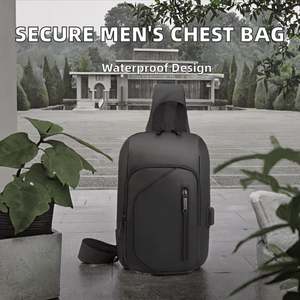 Sac banane EVA personnalisé pour homme, pour moto, coque rigide, fermeture éclair, prise casque, étanche, style tendance - Product Image 2